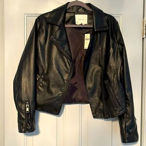 Anthropologie leather jacket
